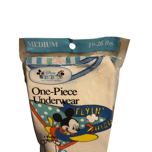 Looney Tunes & Disney Baby Onesies Newborn & Medium One-Piece Underwear USA 90s - Picture 3 of 15